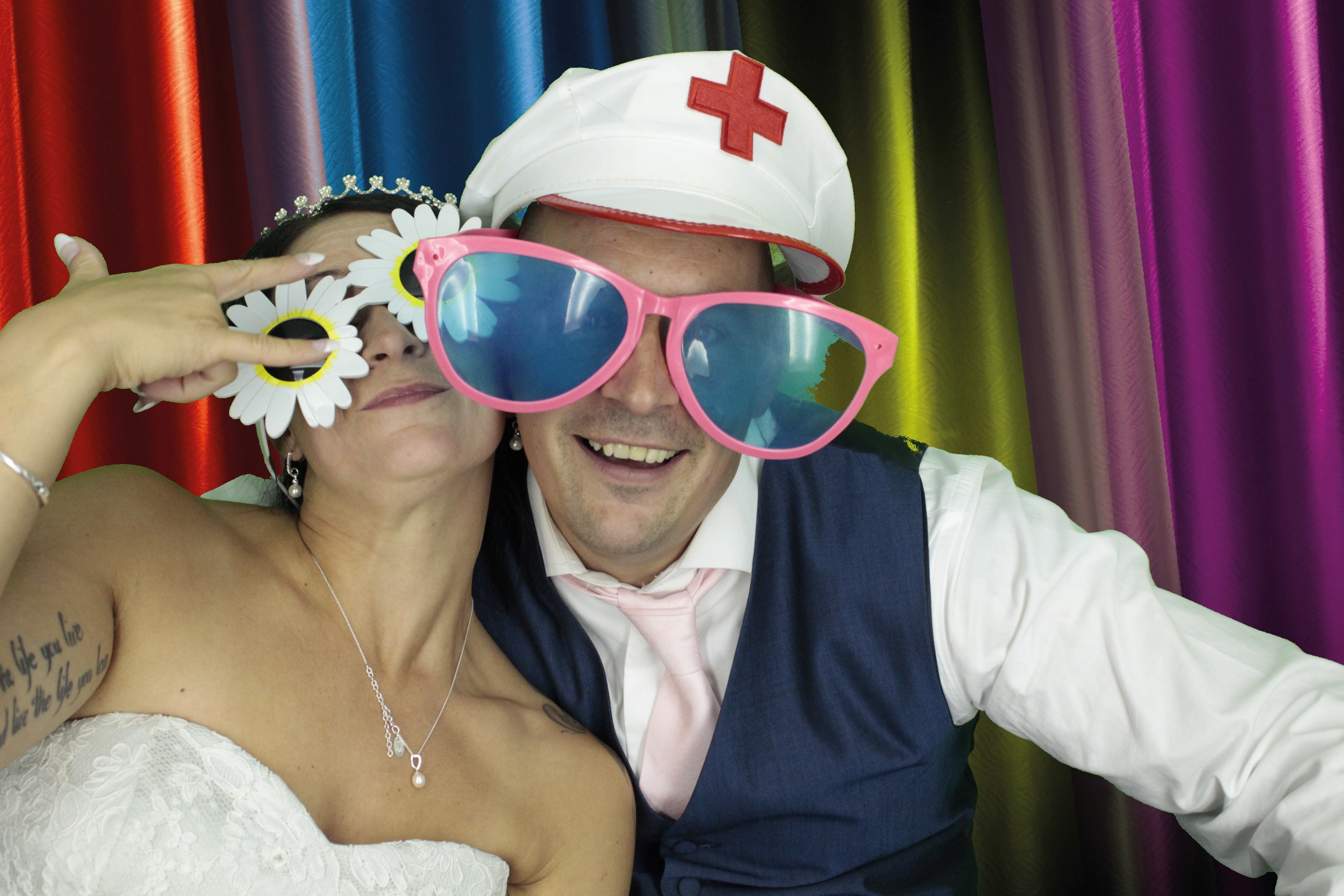 Hazel & Luke's Wedding | View more photos from the event at gallery.myphotoboothexperience.co.uk/u/MyPhotoBoothExperienceLtd/Hazel-Lukes-Wedding